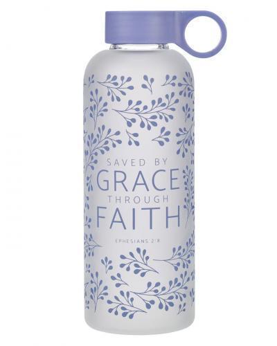 Botella de Vidrio, 19 oz; Saved By Grace, Ephesians 2:8