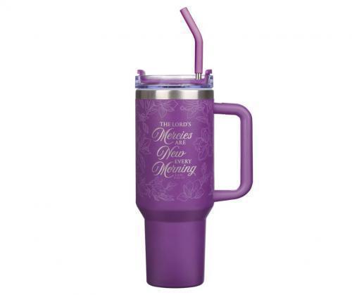 Vaso Termico - New Mercies Purple Floral 40 oz