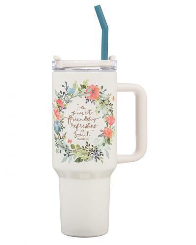 Vaso de Acero Inoxidable – Sweet Friendship Stainless 40 oz