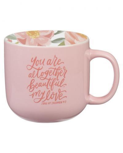 Taza de ceramica - Altogether Beautiful Pink Floral 15 oz