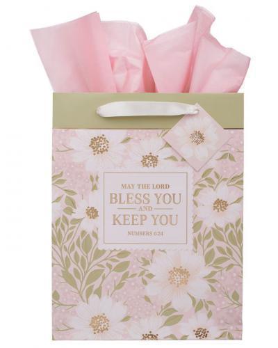 Gift Bag, Large - Bless and Keep You