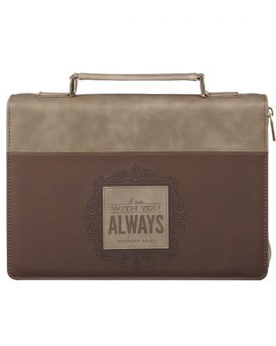Bible Cover, Large Size - I Am With You Always