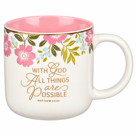 Taza de ceramica 14 onzas - Things Are Possible