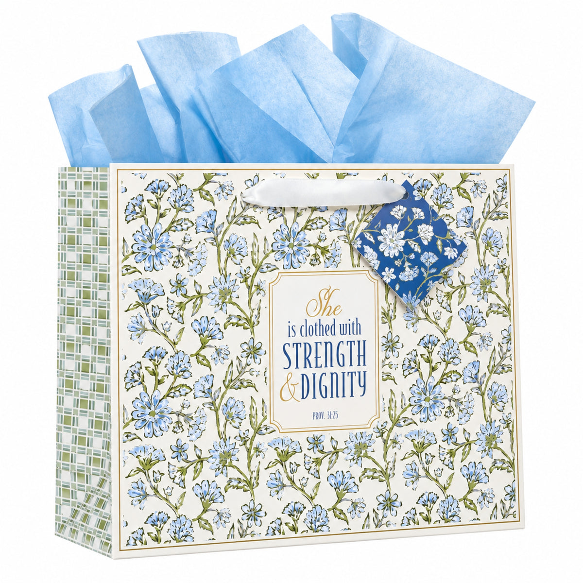 Bolsa para Regalo, Tamaño Grande - Strength and Dignity