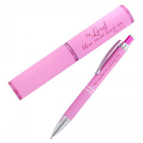 Lapicero Lord Bless Rosa Neon Num 6:24
