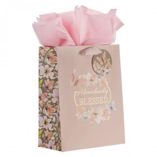Bolsa Para Regalo Tamaño Mediano - Abundantly Blessed