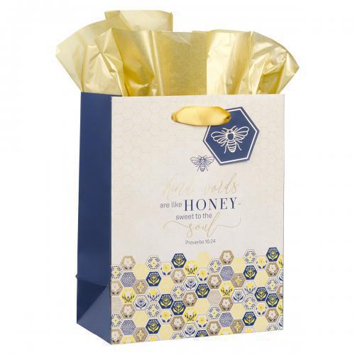 Medium Gift Bag - Kind Words are Like Honey