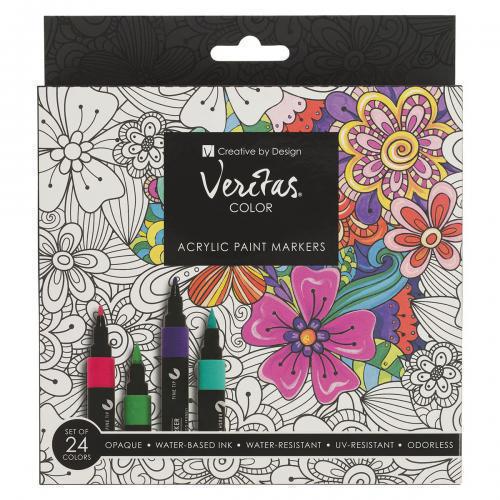 Acrylic paint marker set