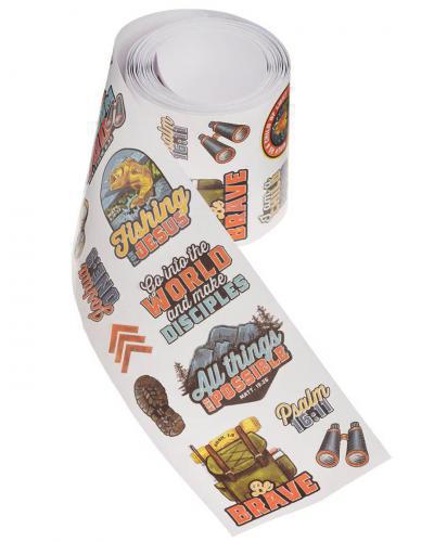 Roll of Motivational Stickers – Adventure with Jesus
