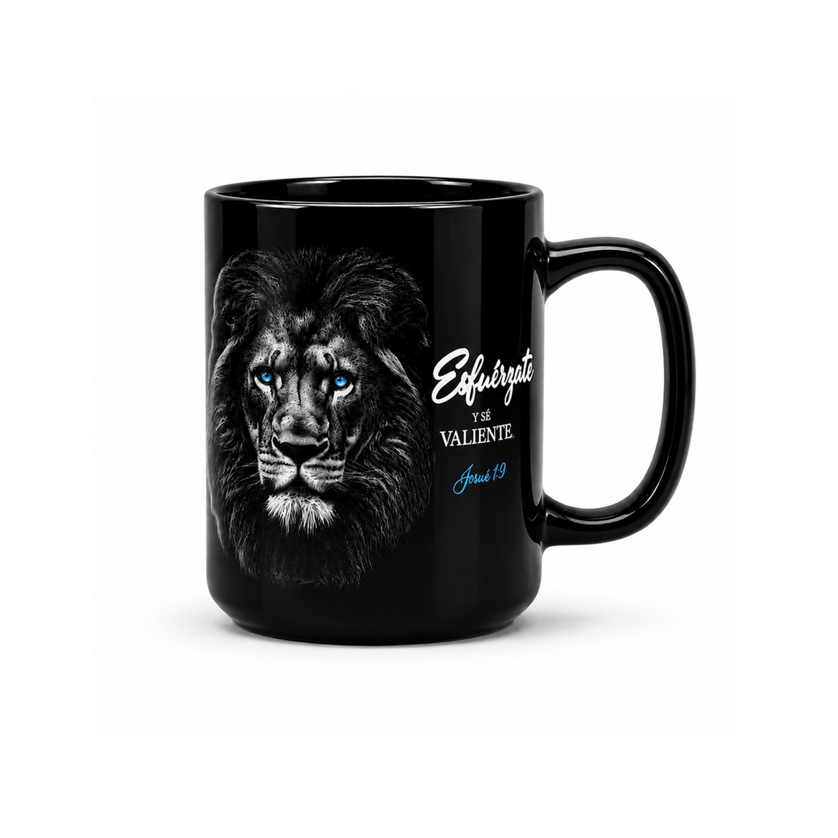 Taza de Cerámica 23 onzas - Esfuérzate y Sé Valiente