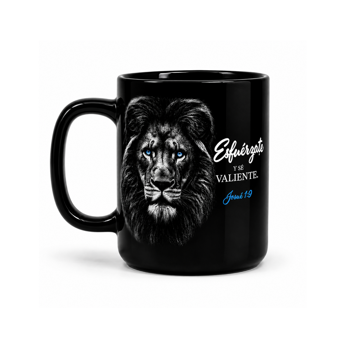 Taza de Cerámica 23 onzas - Esfuérzate y Sé Valiente