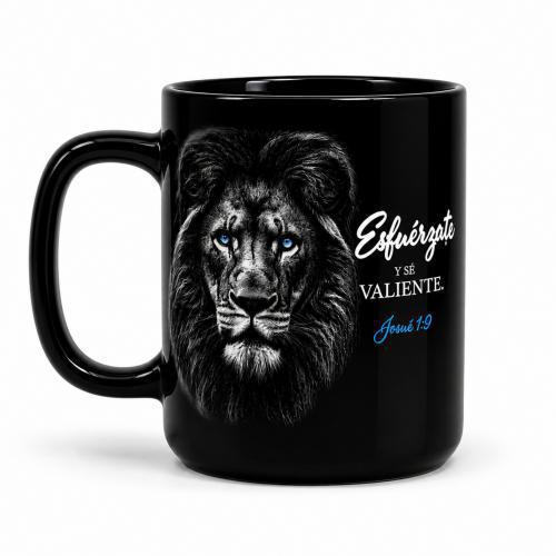 Taza de Cerámica 23 onzas - Esfuérzate y Sé Valiente