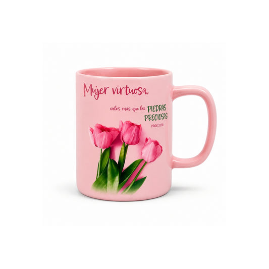 Taza de Cerámica 23 onzas - Mujer Virtuosa