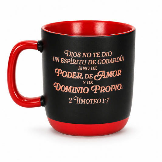 Taza de ceramica 12 onzas - Dios no te dio