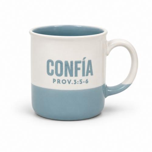 Taza Pequeña de Cerámica 4 onzas - Confía