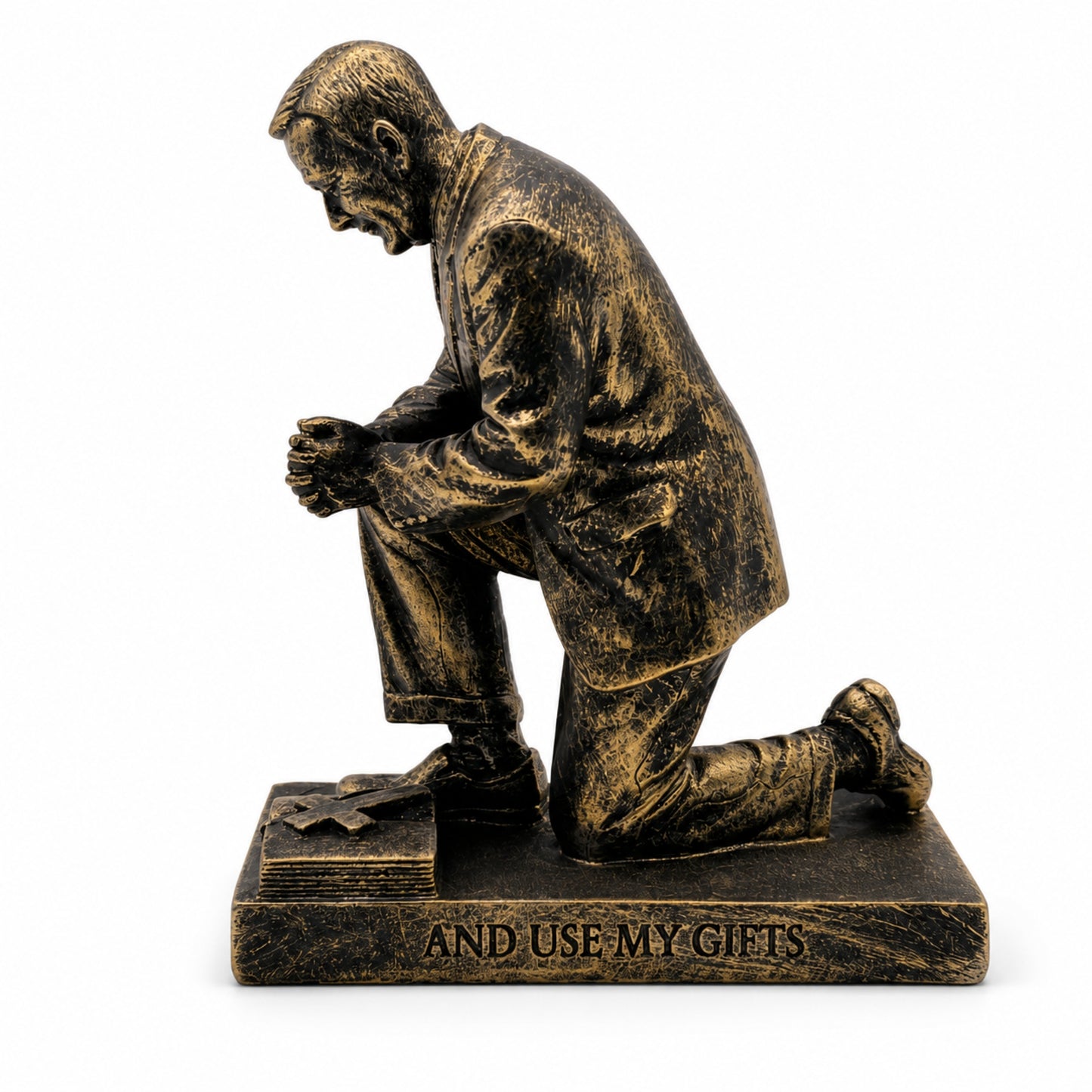 Figura Pastor orando 5" pulgadas