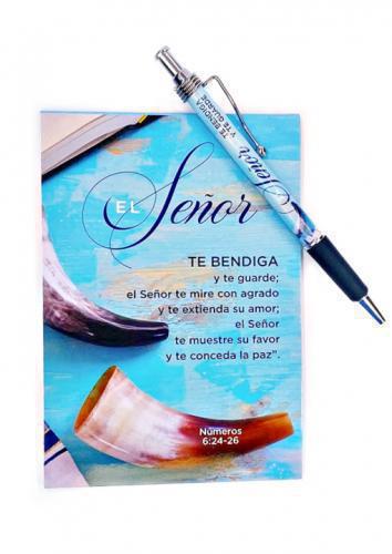 Libreta y Boligrafo: El Señor Te Bendiga / Números 6:24-26