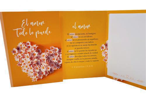 Tarjeta El amor todo lo puede / 1 Corintios 13:4-8