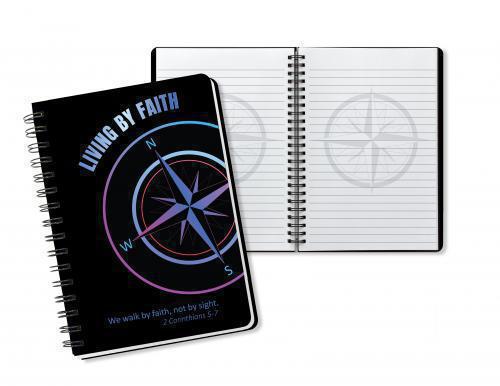 Cuaderno de espiral - Viviendo por fe (inglés)