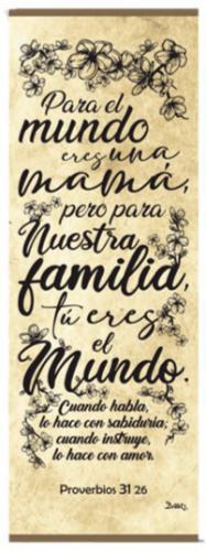 Pergamino de cuero sintetico: Mama
