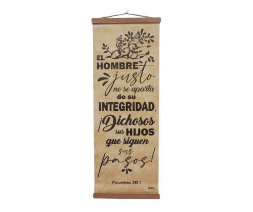 Pergamino de cuero sintetico: El Hombre Justo