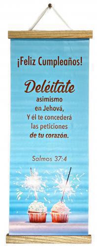 Pergamino Feliz Cumpleaños Salmo 37:4