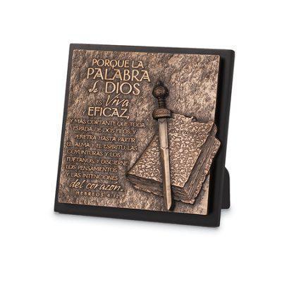 Placa Porque Palabra Dios Bronze Hebreos 4:12