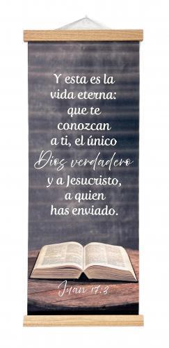 Pergamino Esta Es La Vida Eterna, Juan 17:3