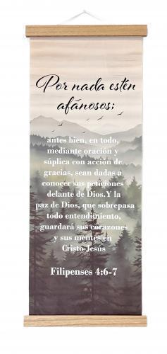 Pergamino; Por Nada Esten Afanosos, Filipenses 4:6-7