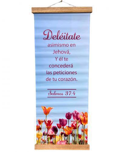 Pergamino Salmo 37:4 Deleitate