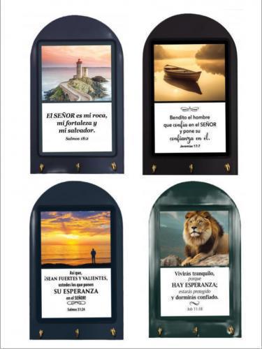 Porta Llaves, Coleccion Varon - 4 diseños