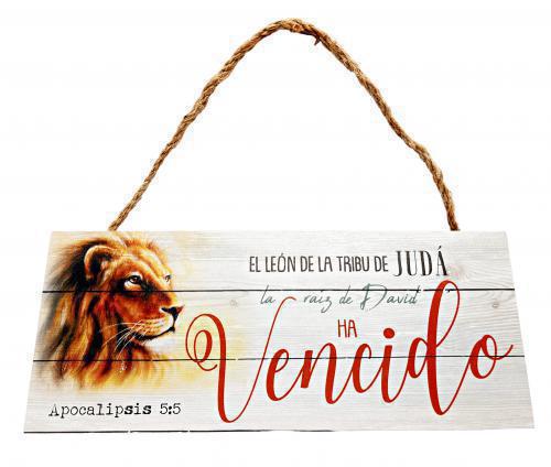 Cuadro Decorativo MDF con cordel. León de Judá