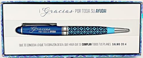 Boligrafo De Lujo en caja de regalo - Gracias Salmo 20:4