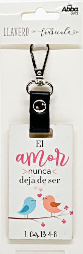Llavero Madera - El Amor