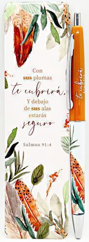 Boligrafo con separador - Plumas Salmo 91:4