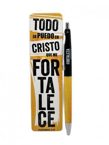 Boligrafo con separador - Todo Lo Puedo Fil 4:13