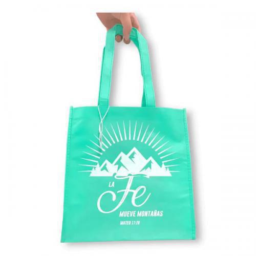Bolsa para Regalo, Color aqua con versiculo