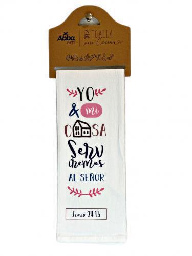 Toalla servilleta de Cocina -  Yo Y Mi Casa Josue 24:15