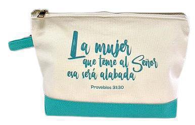 Estuche de algodón con cierre; La muje que teme al Señor