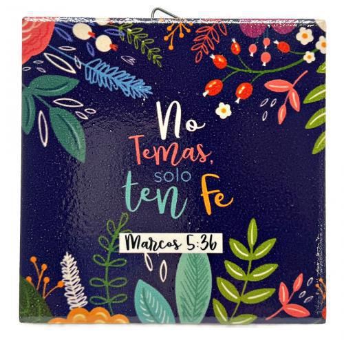 Plaque Ceramico No Temas Marcos 5:36