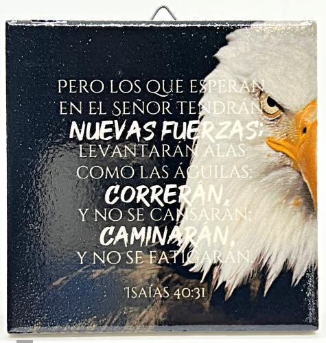 Plaque Ceramico Nuevas Fuerzas Isaias 40:31
