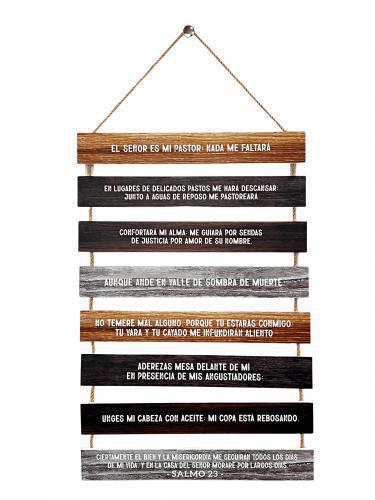 Cuadro Decorativo Con Cordel, Salmo 23
