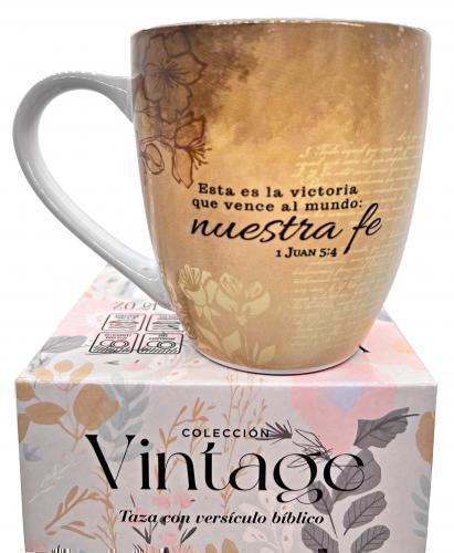 Taza Coleccion Vintage; Esta es la victoria, 15oz
