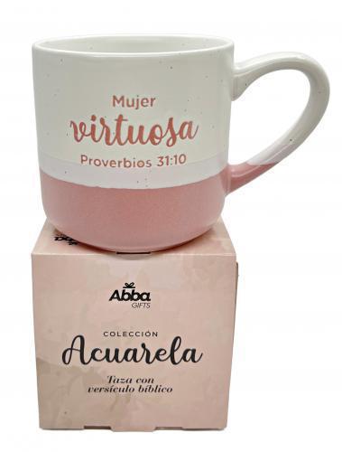 Watercolor Collection Mug - Virtuous Woman 12oz Proverbs 31:10