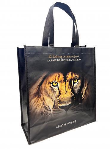 Bolsa para Regalo, Tamaño Grande, El Leon De La Tribu De Juda, Apocalipsis 5:5