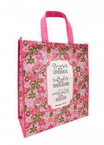 Bolsa para Regalo, Tamaño Grande, Gozosos En La Esperanza Romanos 12:12