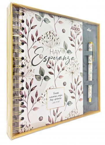 Paquete de Libreta con Boligrafo, Hay Esperanza, Job 11:18