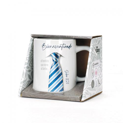 Taza de Ceramica, Coleccion Prominencia - Bienaventurado, Salmo 112:1