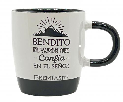 Ceramic Mug, elemental collection - Blessed is the Man, Jeremiah 17:7