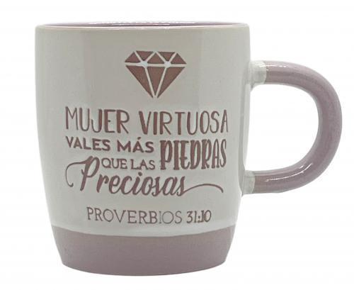 Ceramic Mug, Elemental Collection - Virtuous Woman, Proverbs 31:10